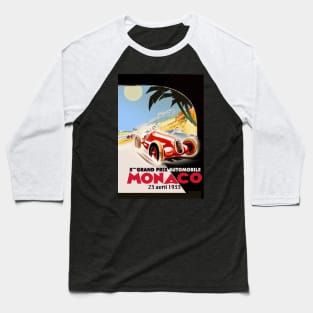 Vintage Monaco Grand Prix Baseball T-Shirt